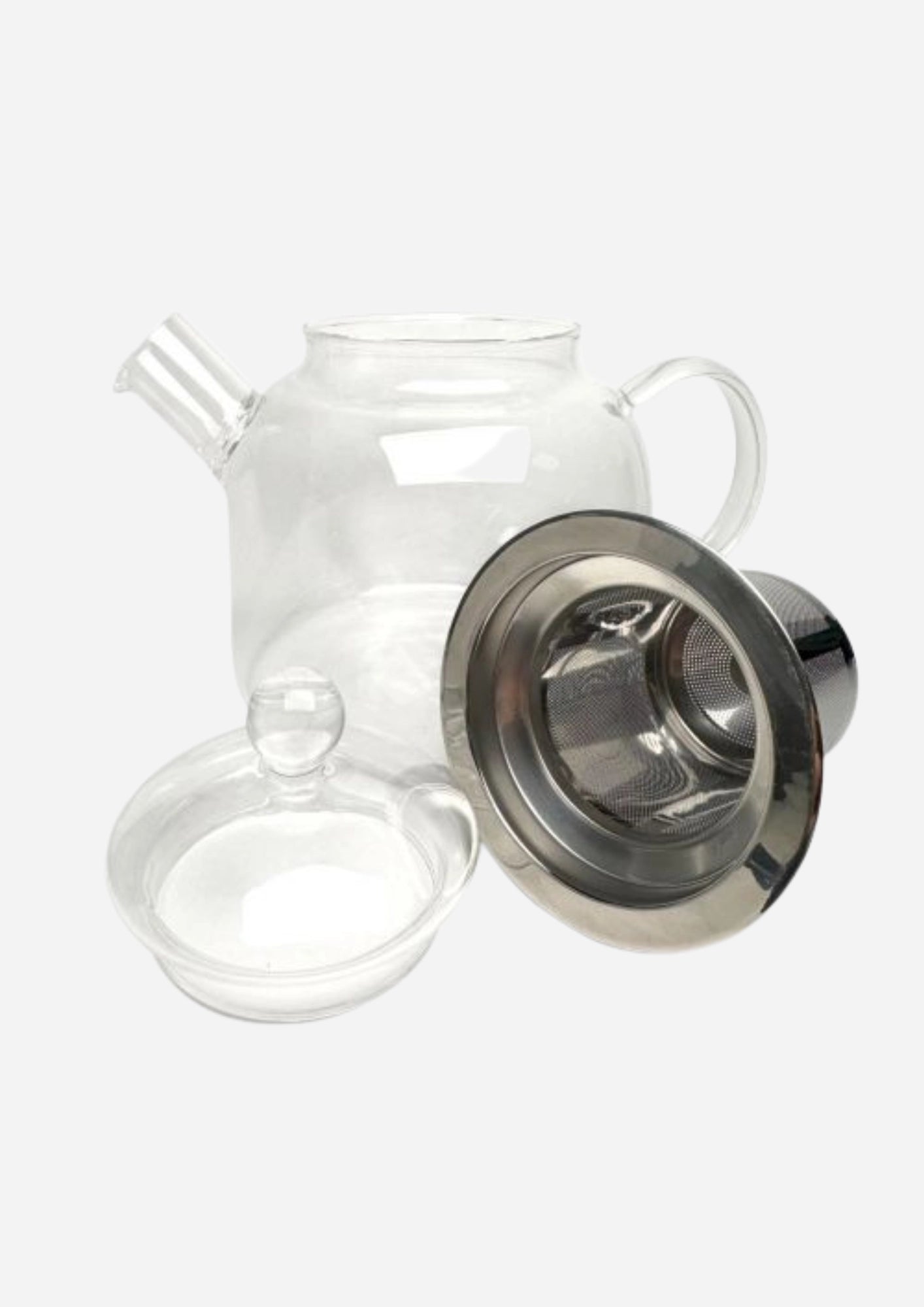 Lumina - Glas Teekanne rootl